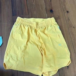 DSG yellow sports shorts